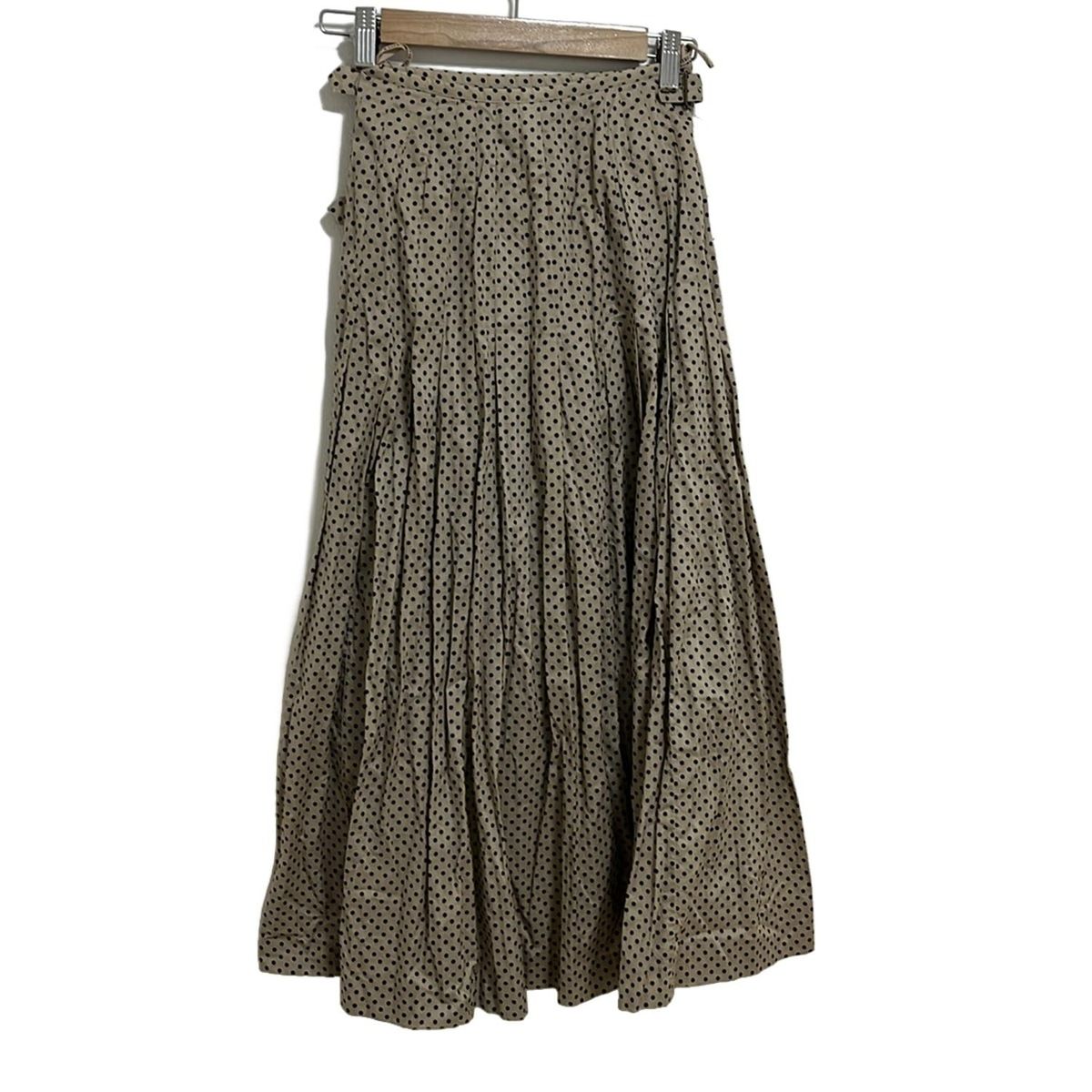 KANEKO ISAO(カネコイサオ) 巻きスカート レディース - ベージュ×黒