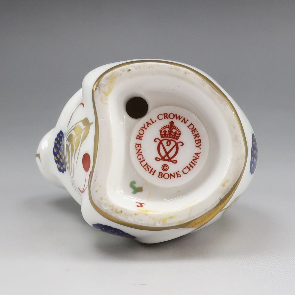 Royal Crown Derby】ロイヤルクラウンダービー 豚 鼠 置物 2点