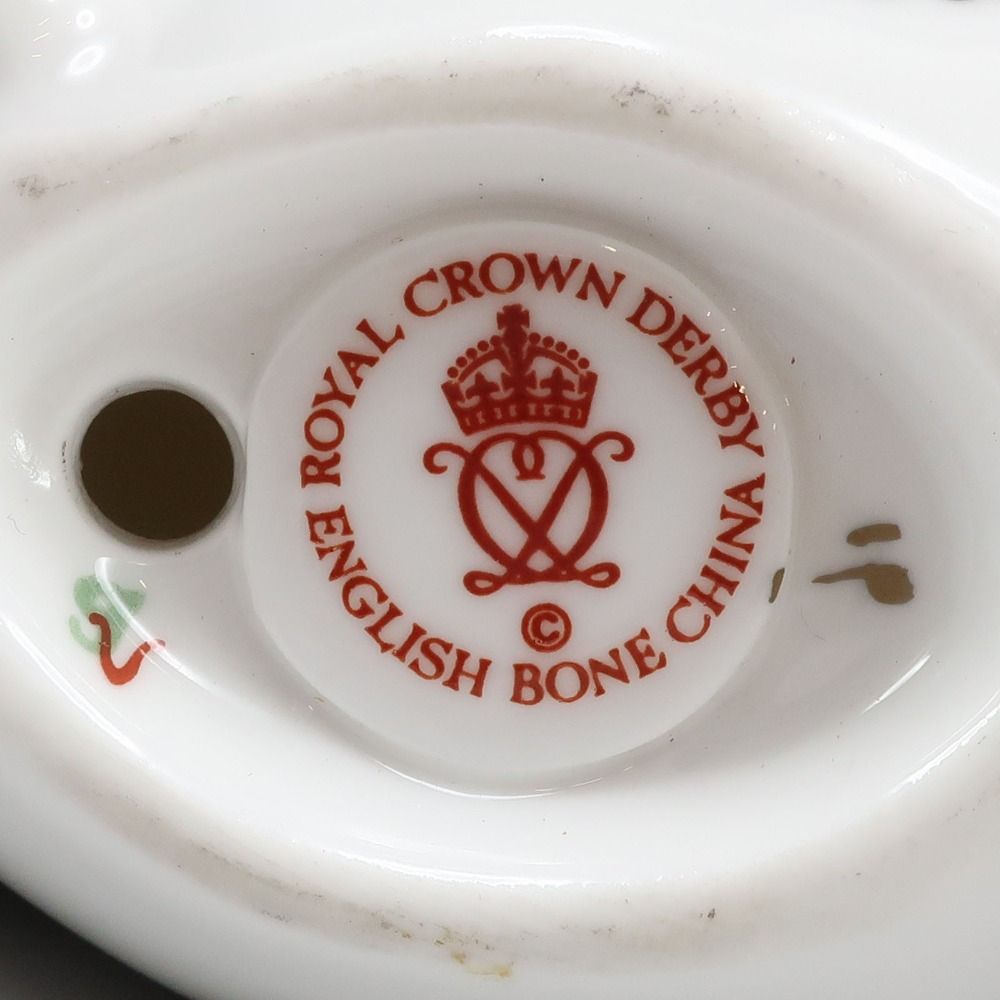 Royal Crown Derby】ロイヤルクラウンダービー 豚 鼠 置物 2点