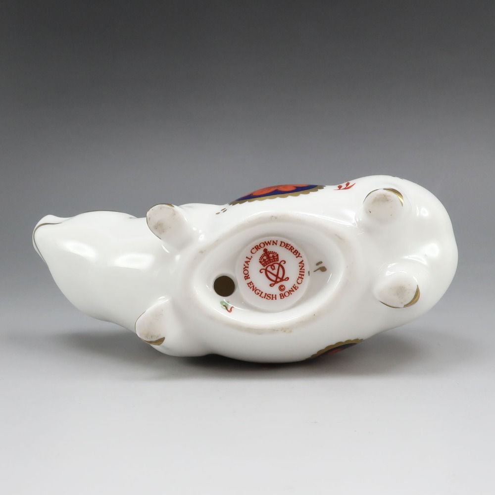Royal Crown Derby】ロイヤルクラウンダービー 豚 鼠 置物 2点