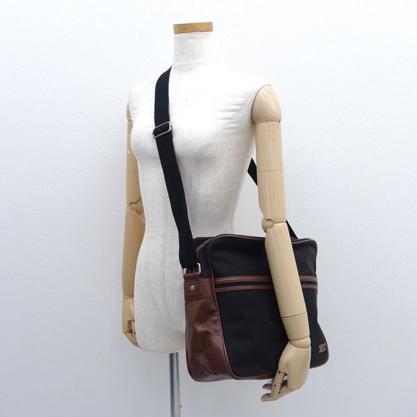 FRED PERRY / フレッドペリー ◇ショルダーバッグ/キャンバス×合皮