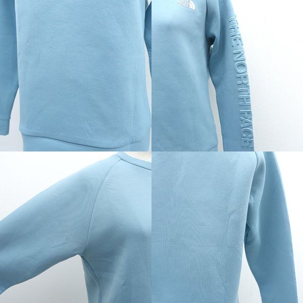 THE NORTH FACE / ノースフェイス ◆スウェット/TECH AIR SWEAT CREW/水色/サイズS NT12087 【レディース/ガールズ/LADY/女性/婦人】 レディースファッション【中古】 [0220543087] THE NORTH FACE / ノースフェイス ◇スウェット/TECH AIR SWEAT CREW