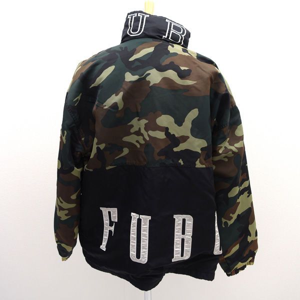 1990's FUBU カモフラ フルジップ フード ジャケット 1990's FUBU カモフラ フルジップ フード ジャケット