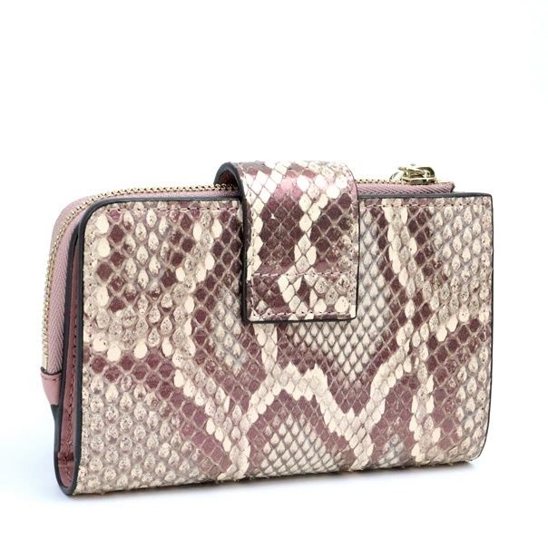 広尾店】美品 グッチ GUCCI ダブルG バンブー付き パイソン ウォレット