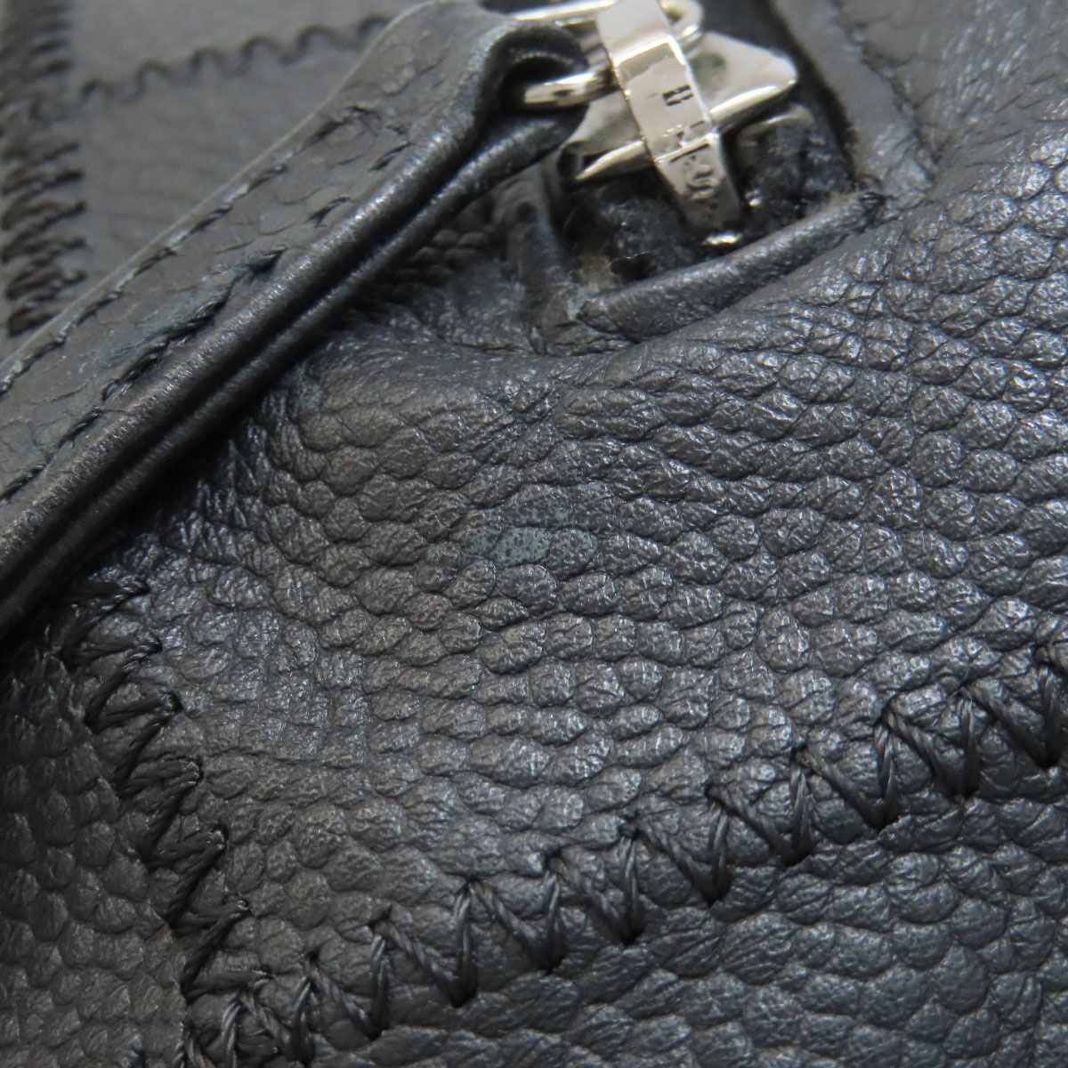 CHANEL シャネル チョコバー シルバー金具 トートバッグ グレインド