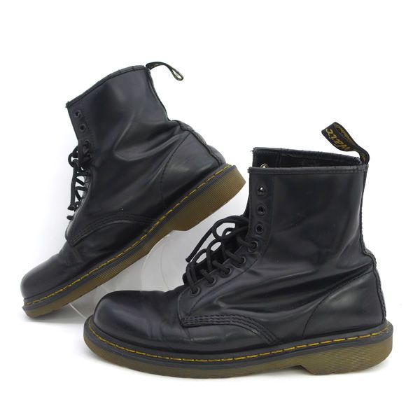ドクターマーチン ブーツ uk9 28.0 Dr.Martens / ドクターマーチン ◇8ホールブーツ/レザー/ブラック