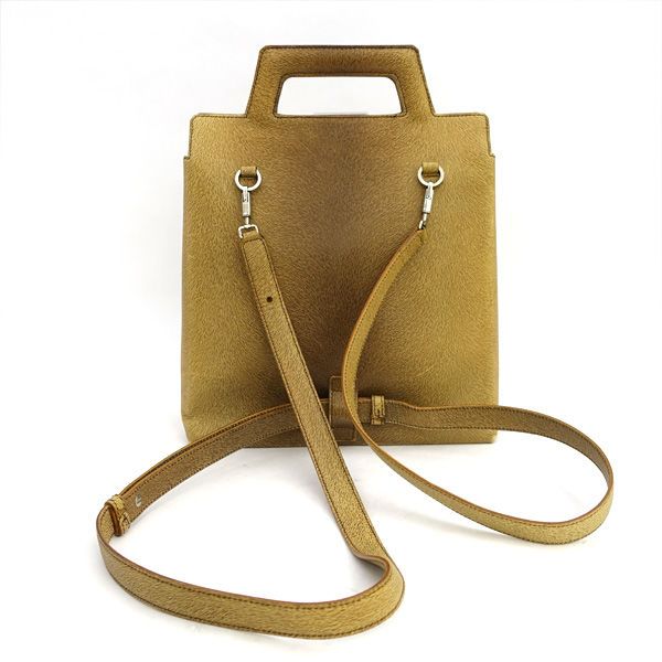 フェラガモ ガンチーニ 3wayショルダーバッグ ハンドバッグ リュック レザー Salvatore Ferragamo / サルヴァトーレフェラガモ ◇ガンチーニ 3WAY