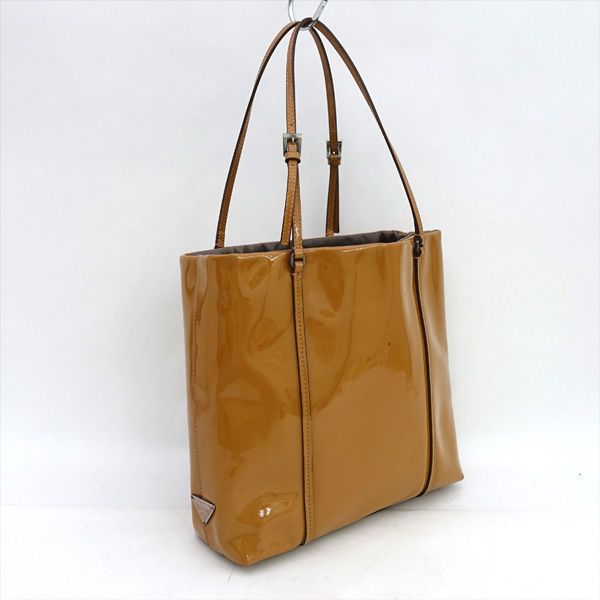 PRADA / プラダ ◇トライアングルロゴ 三角プレート エナメル ミニ