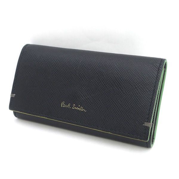 【新品未使用】ポールスミス キーケース/鍵入れ173 ブラック 新品未使用】ポールスミス キーケース/鍵入れ173 ブラック Paul Smith