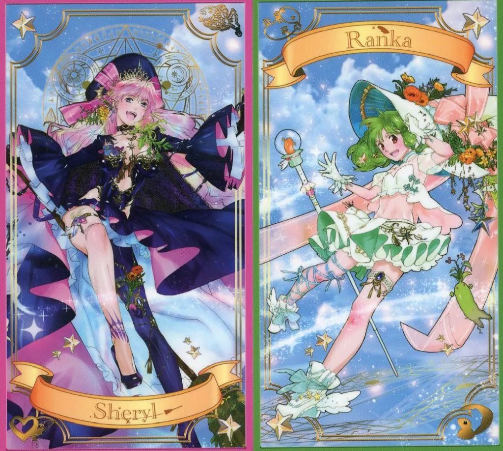 アニメ系トレカ MF02：シェリル・ノーム、ランカ・リー(金箔押しサイン入り) 中古】シール・ステッカー シェリル・ノーム＆ランカ・リー(第5期M魂