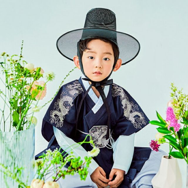 韓国ベビー・キッズ帽子 黒笠カッ□kodomo-katsu-01-s【ギフト】【御百 