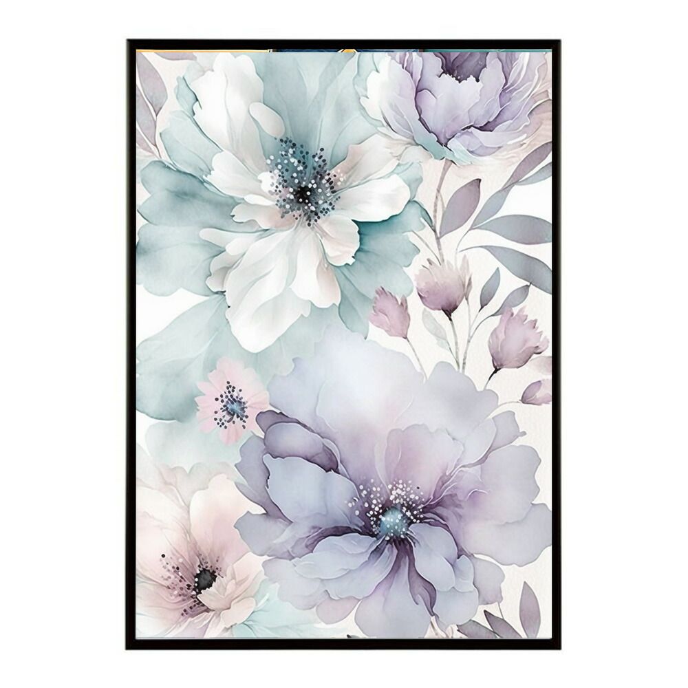 B2サイズ（約51x73cm）】【lm-poster-293】【フレーム付き】フラワー