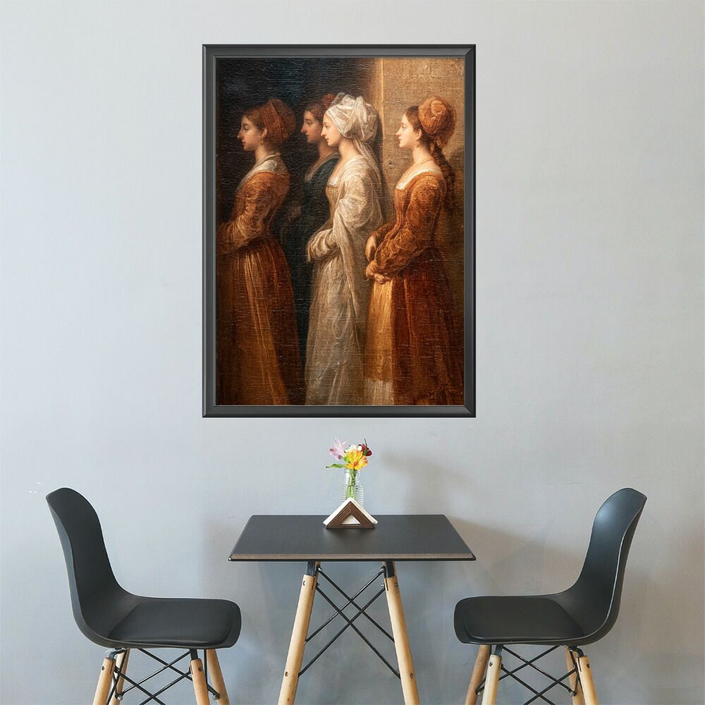 A2サイズ（約42x59cm）】【lm-poster-6576】【フレーム付き】肖像画