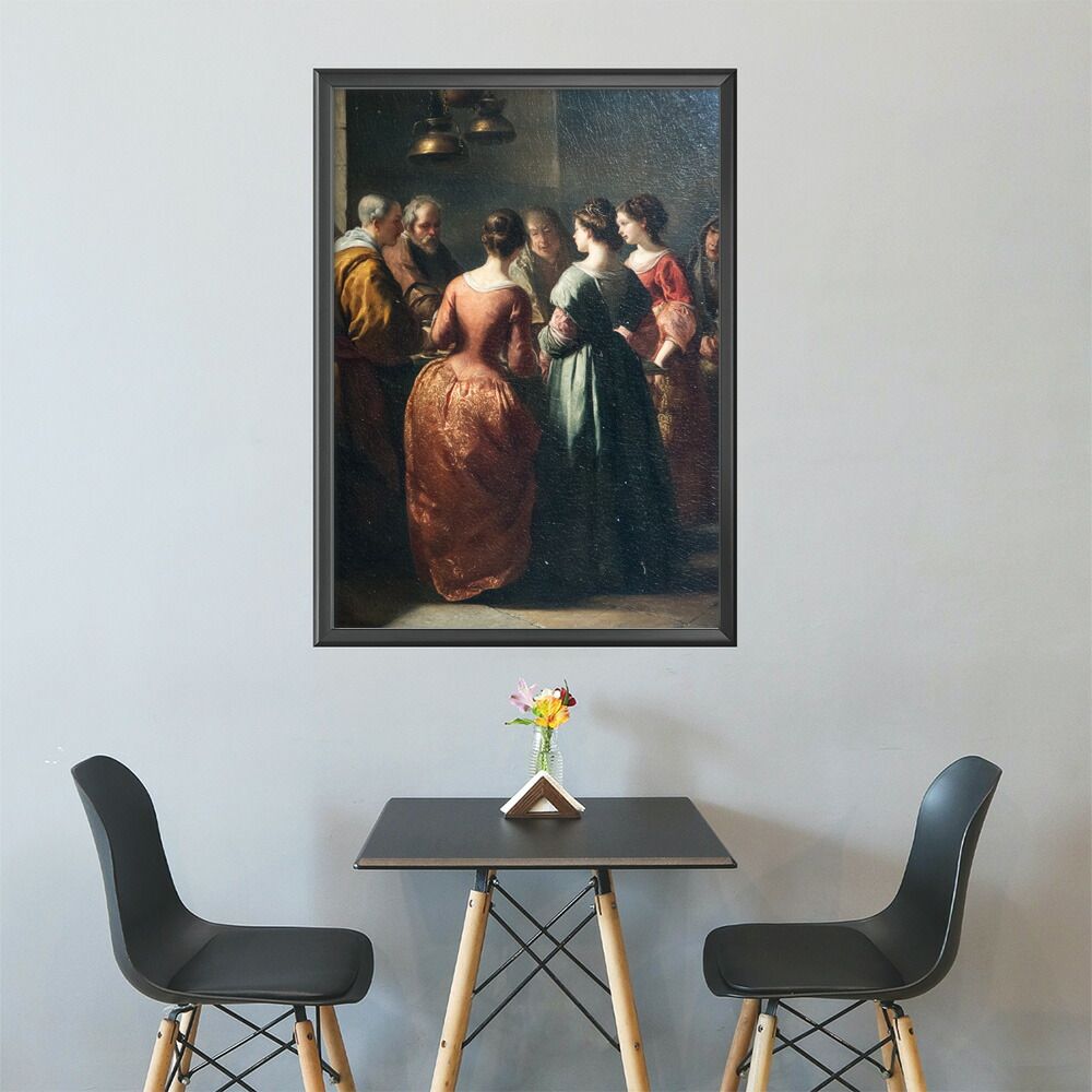 油絵絵画アートインテリア oil painting Billy Harper 肉筆油彩画 「備前と椿」 萩原 淳 F4号 美術品 油絵 インテリア 額縁