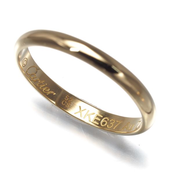 カルティエ リング 1895 クラシックウェディング 2.5mm 52号 K18YG
