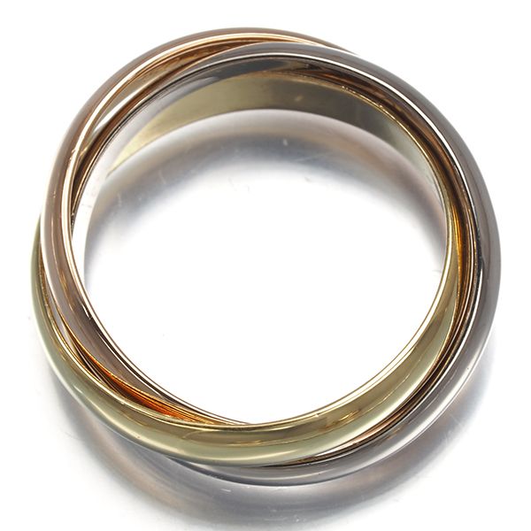 カルティエ トリニティリング スリーカラー クラシック 50号 K18YG/WG