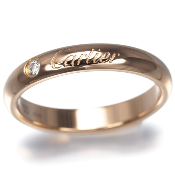 カルティエ リング ダイヤ ダイヤモンド Cドゥ エングレーブド