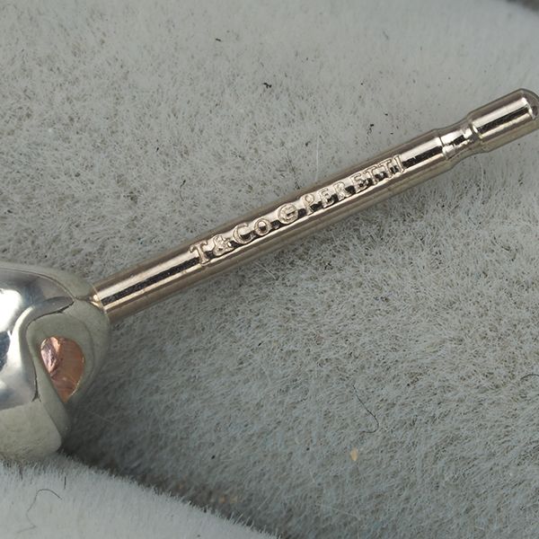 ティファニー ピアス ピンクサファイア カラーバイザヤード シルバー