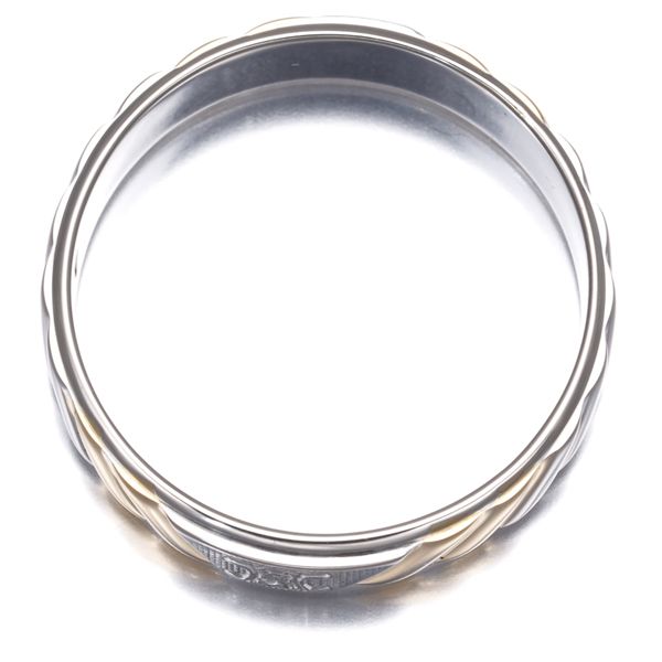 セリーヌ リング マカダム コンビカラー 9号 Pt850/K18YG #181143