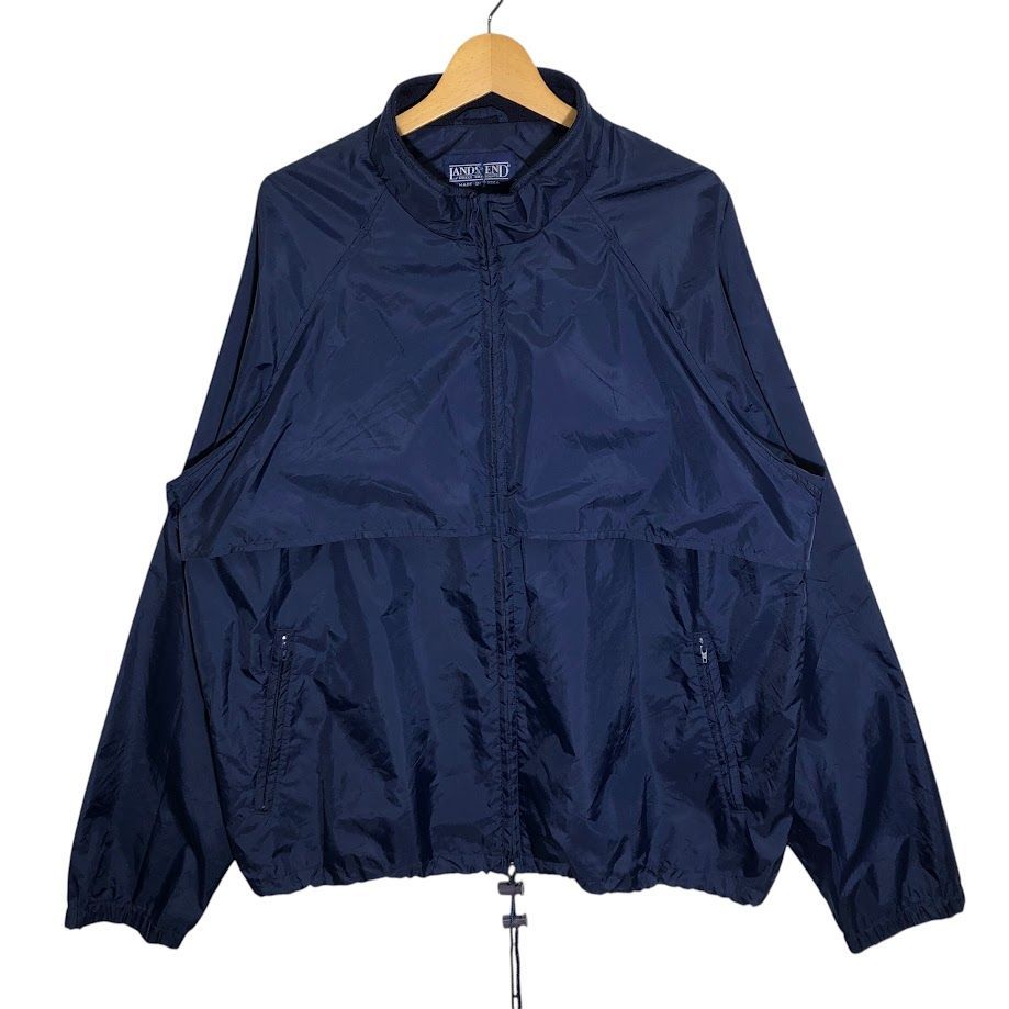 LANDS END ライトアウター ナイロンジャケット ドローコード オーバー