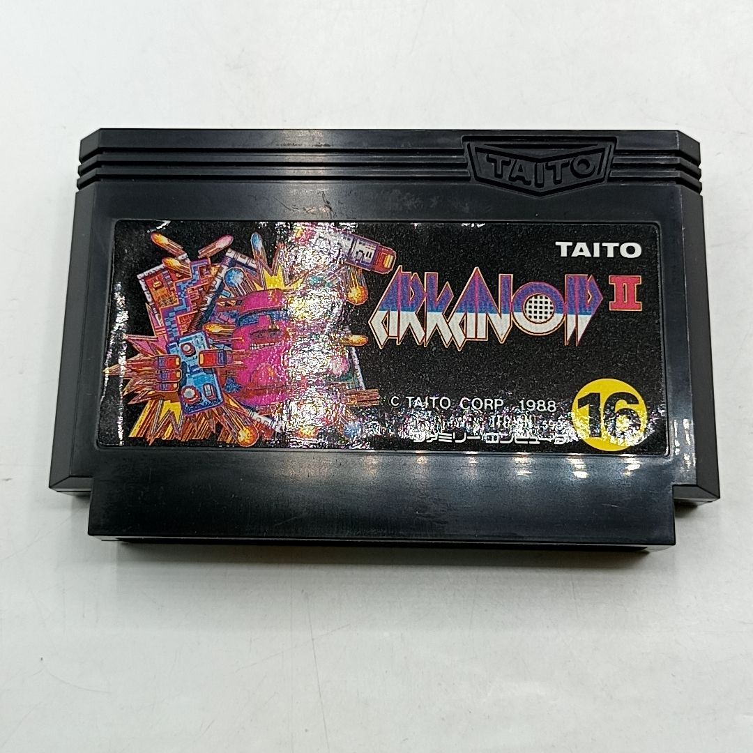 FCソフト】「アルカノイド2」 外箱・説明書・専用コントローラー付き
