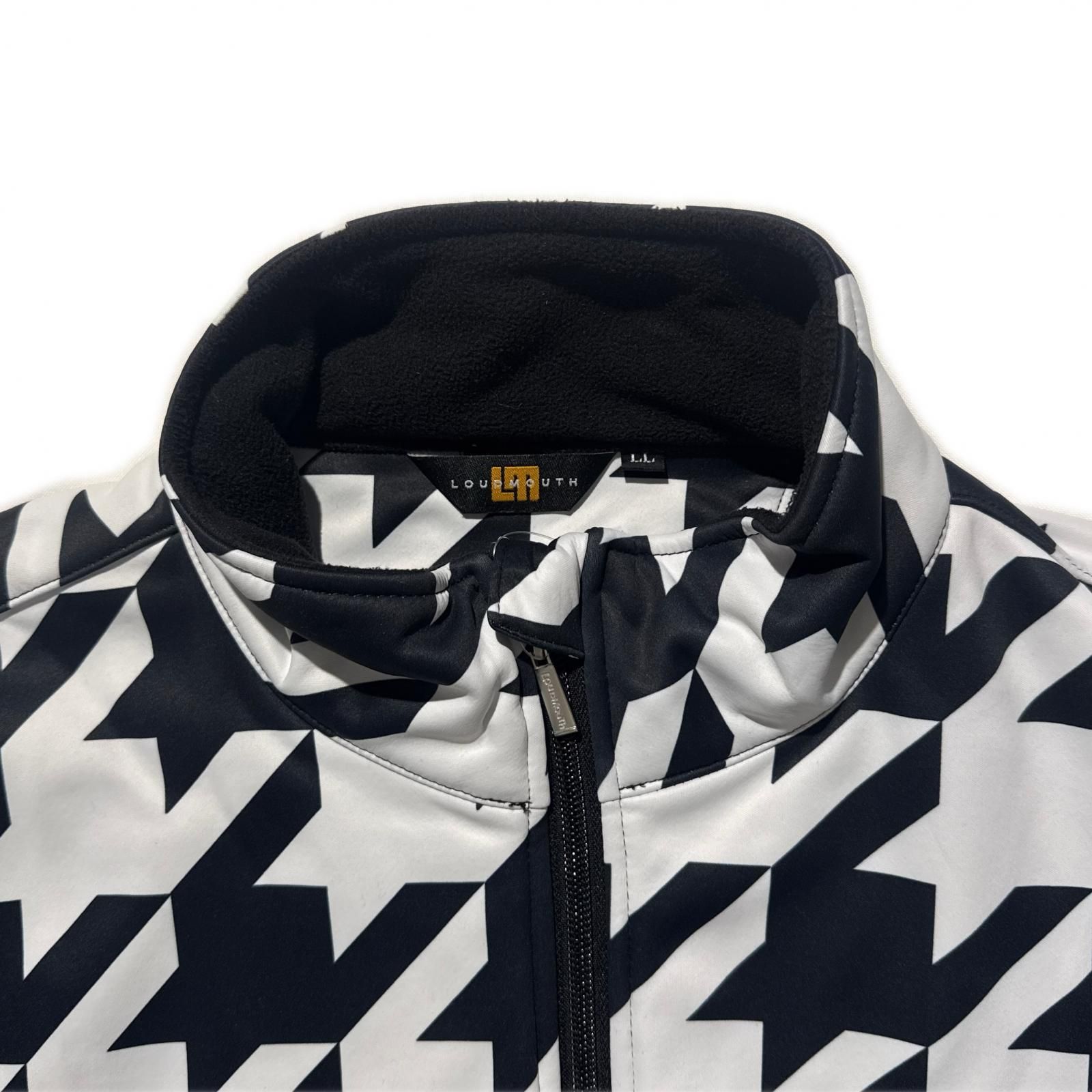 中古 メンズ ラウドマウス LOUDMOUTH フルジップアウター LL 黒×白