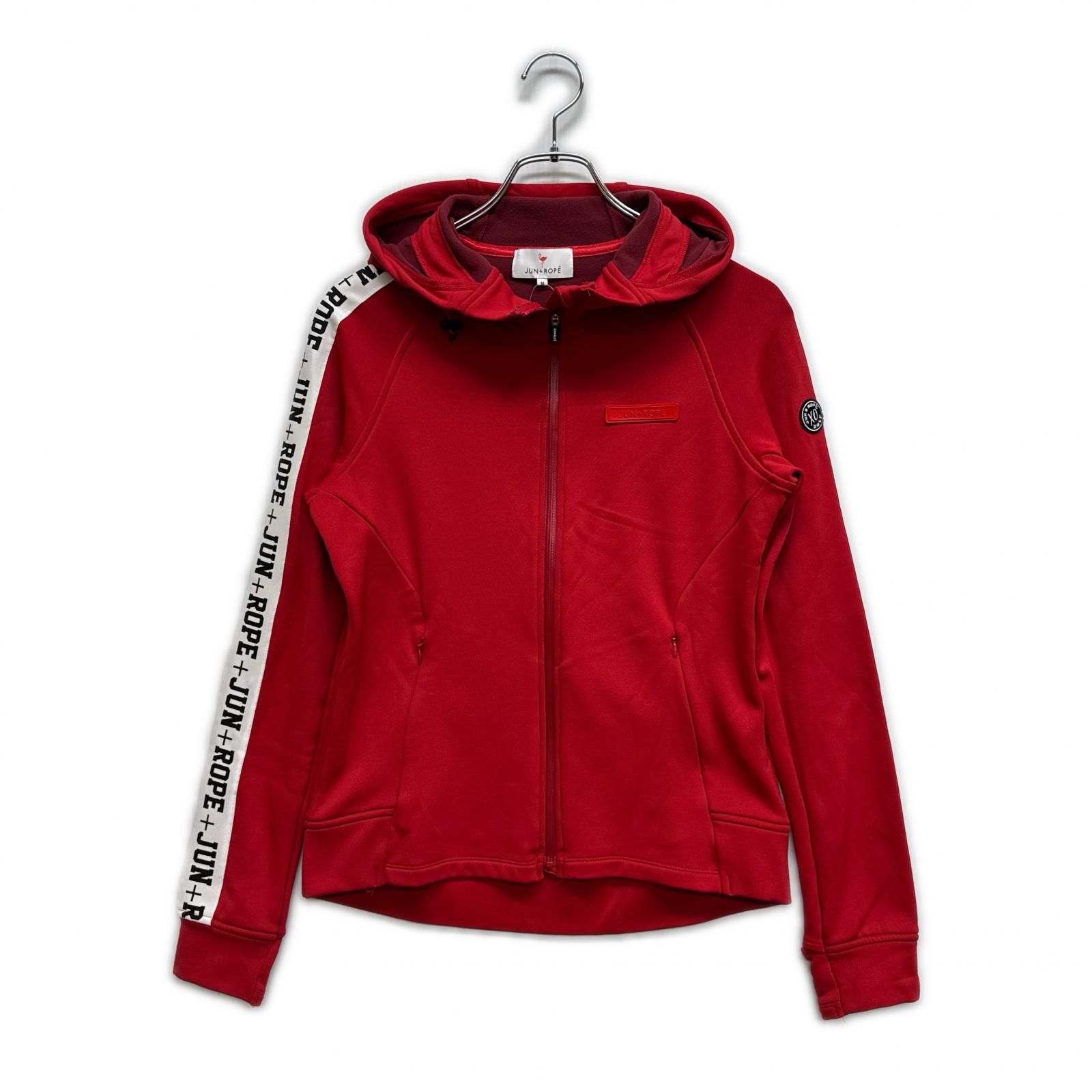 中古 レディース ジュン＆ロペ JUNu0026ROPE フルジップアウター M 赤