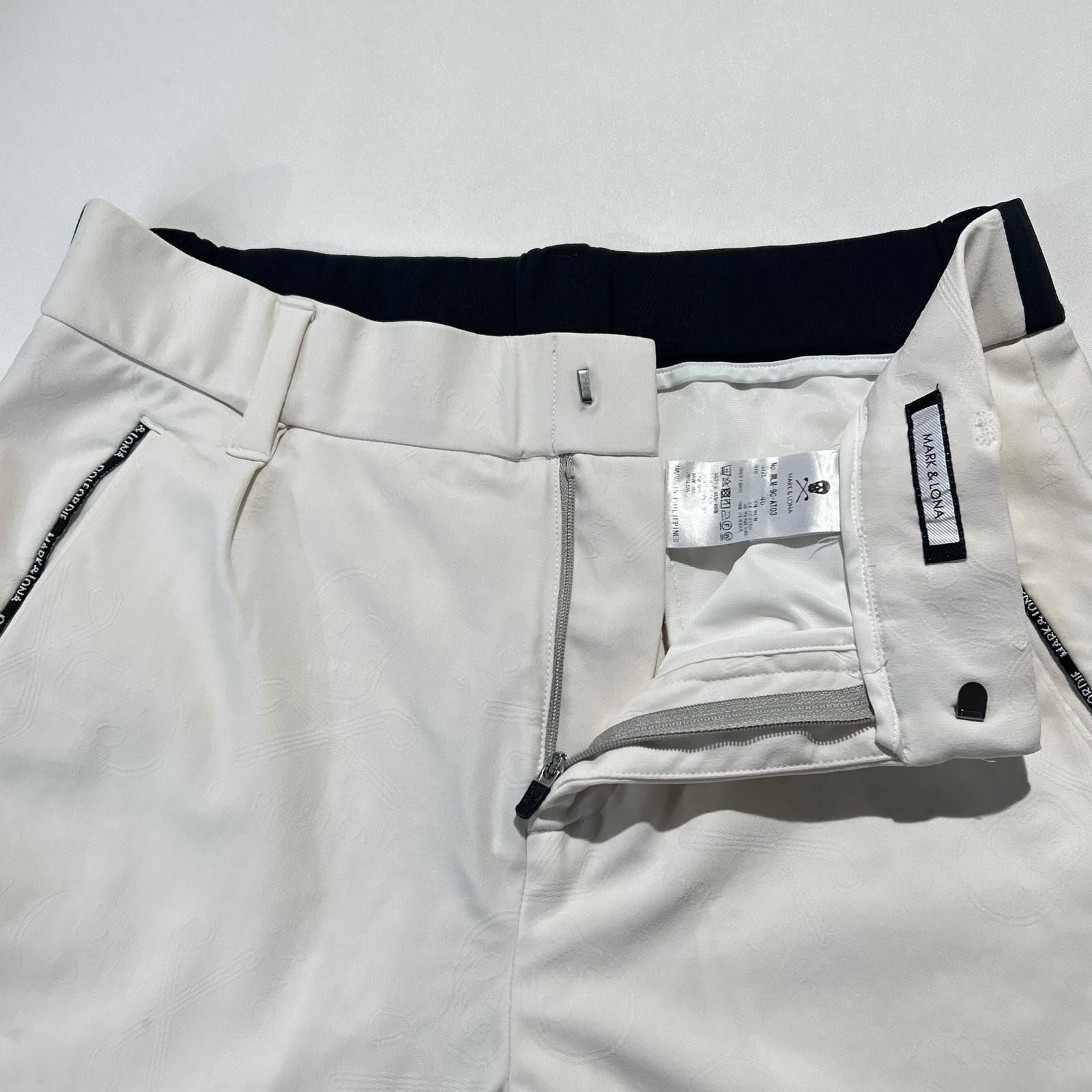 中古 メンズ マークアンドロナ MARK&LONA パンツ 46(M) 白 ホワイト 総