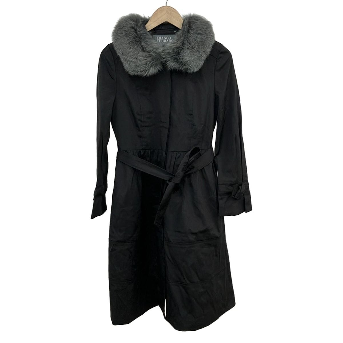 ❣️週末限定セール❣️フランコフェラーロコート❣️プラチナライン フォックスファー付き Amazon | [Denny&Dora] レディース レックス ラビット ファー チンチラ