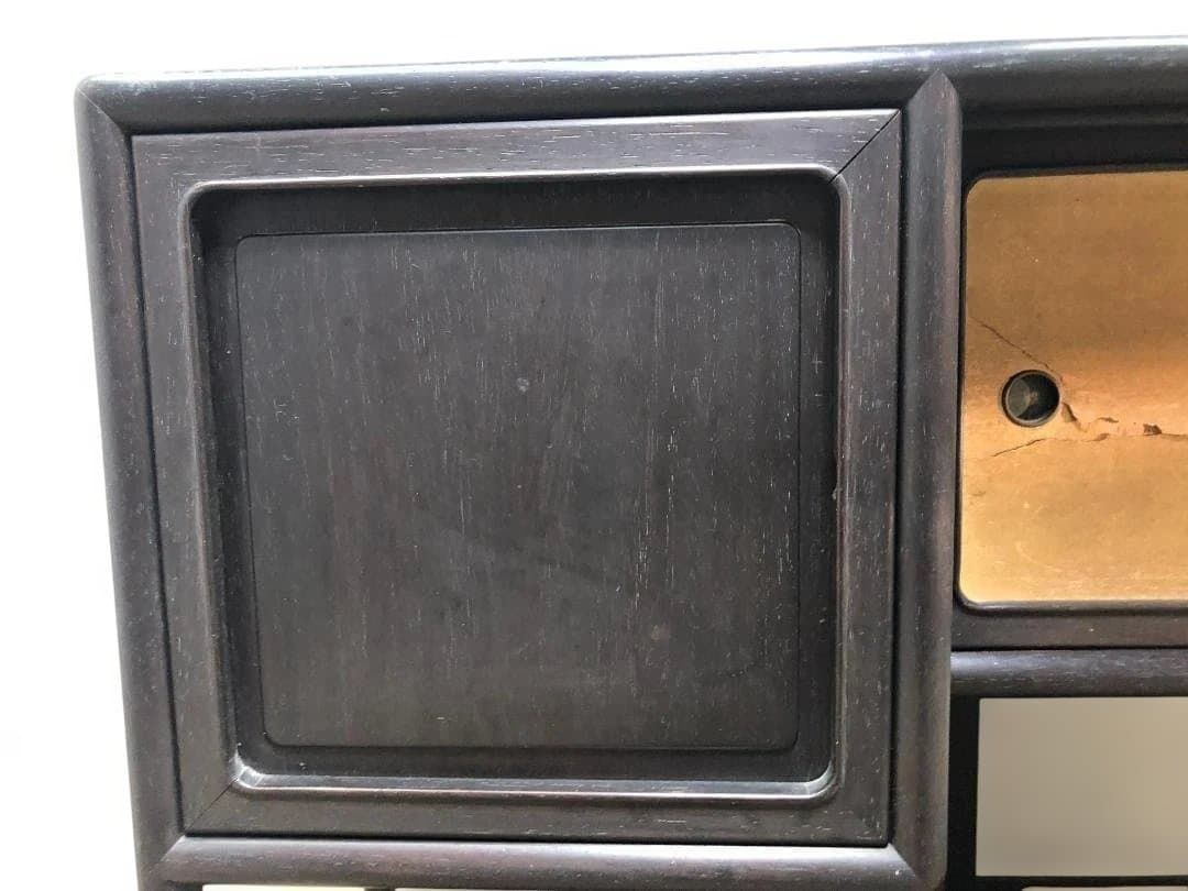 箪笥 飾り棚 違い棚 茶道具透かし彫り 和箪笥 アンティーク ビンテージ