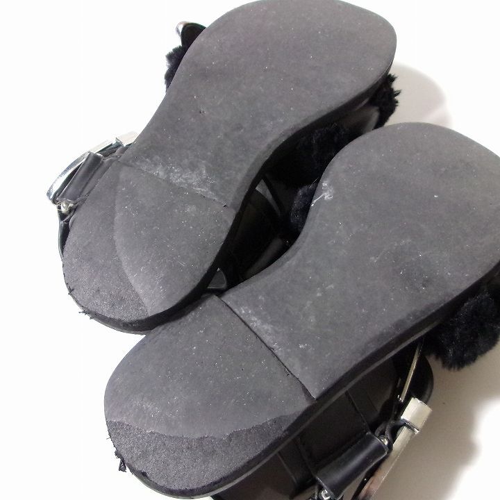 【STUDIOUS】MIHARAYASUHIRO 別注コラボ ファーサンダル STUDIOUS】MIHARAYASUHIRO 別注コラボ ファーサンダル STUDIOUS