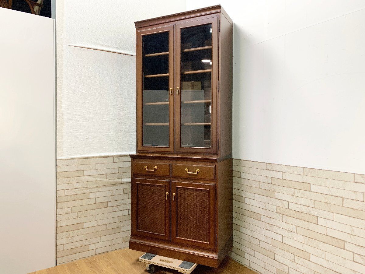 ◇マルニ木工 maruni 地中海シリーズ カップボード 食器棚 飾り棚 収納