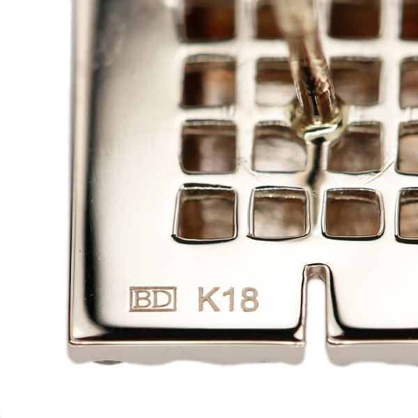 新品‼️カシケイブラウンダイヤモンドピンブローチ カシケイ K18BG ブラウン ダイヤモンド ピンブローチ 0.50ct