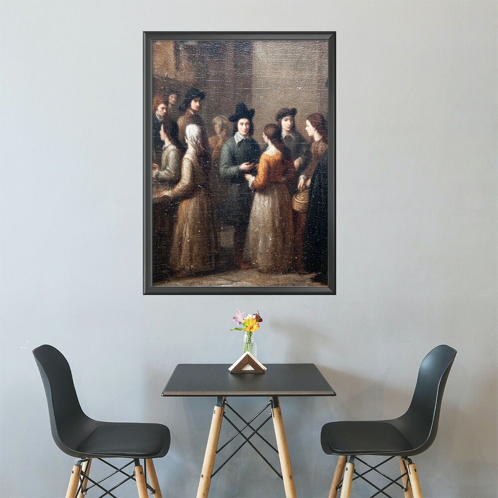 A1サイズ（約59x84cm）】【lm-poster-6713】【フレーム付き】肖像画 