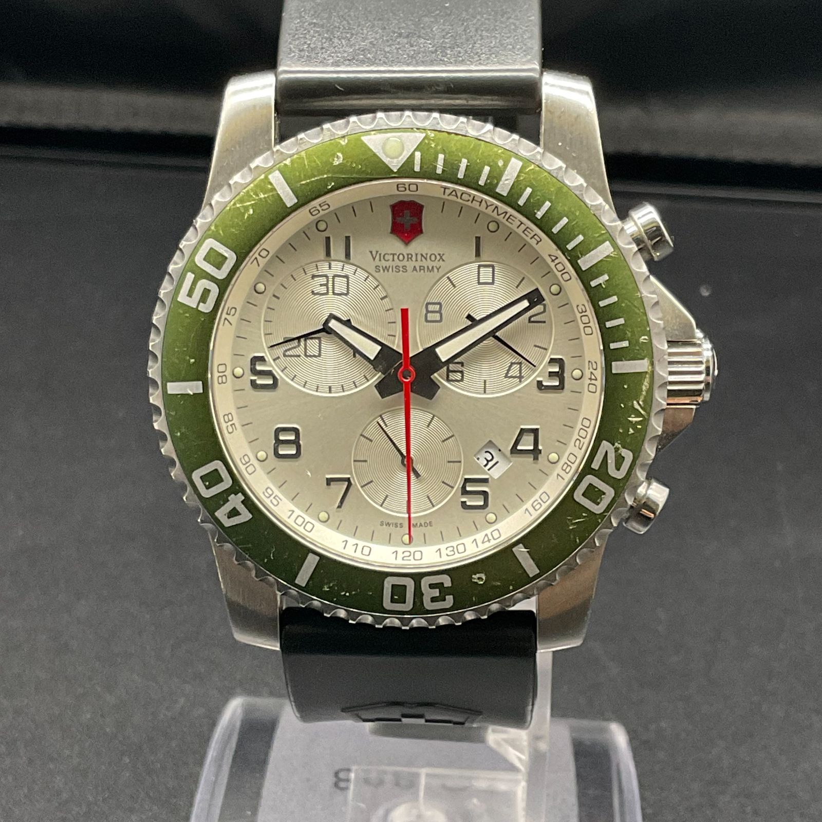 ビクトリノックス クロノグラフ QZ