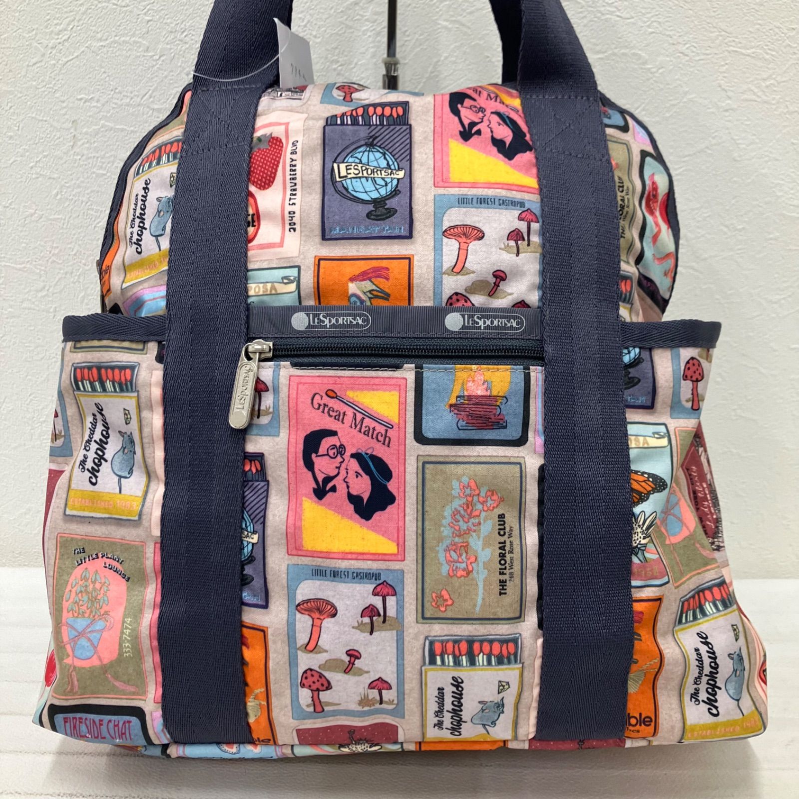 7942 良品 LeSportsac レスポートサック リュック バックパック 2way 