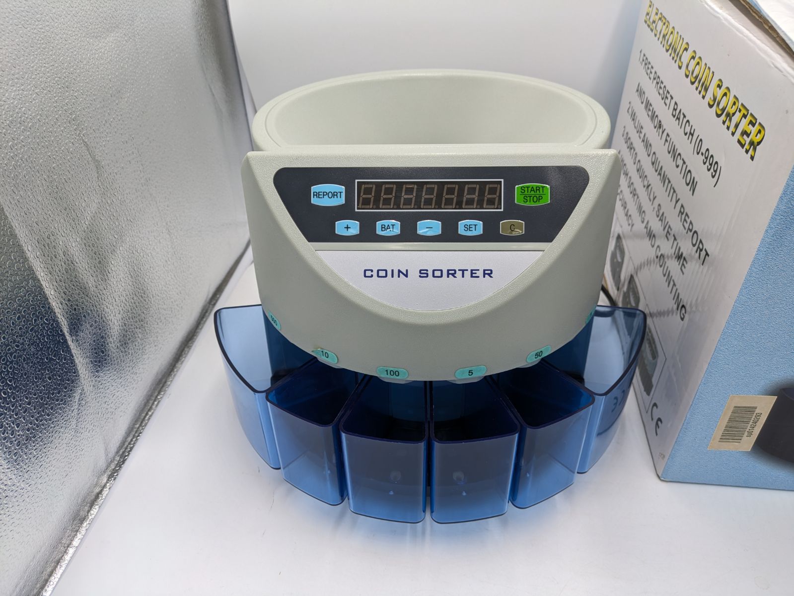 ELECTRONIC COIN SORTER コインカウンター コイン計数機 硬貨計数機