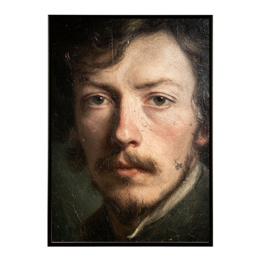 A2サイズ（約42x59cm）】【lm-poster-6741】【フレーム付き】肖像画