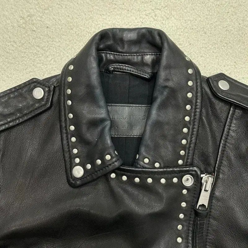 10 美品 ALLSAINTS オールセインツ ライダースジャケット ブラック ALLSAINTS（オールセインツ） レザージャケット L ブラック メンズ