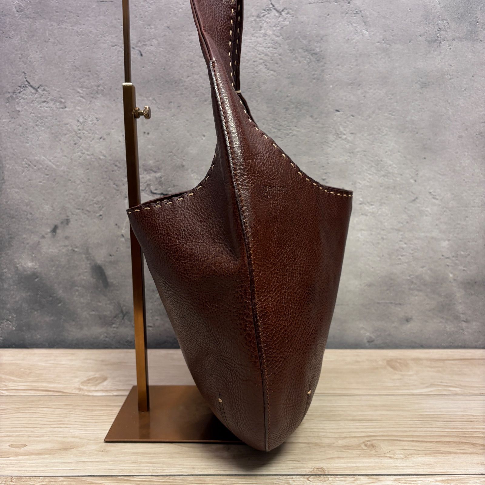 ✨genten ゲンテン ユーフラテス ワンショルダーバッグ ダークブラウン