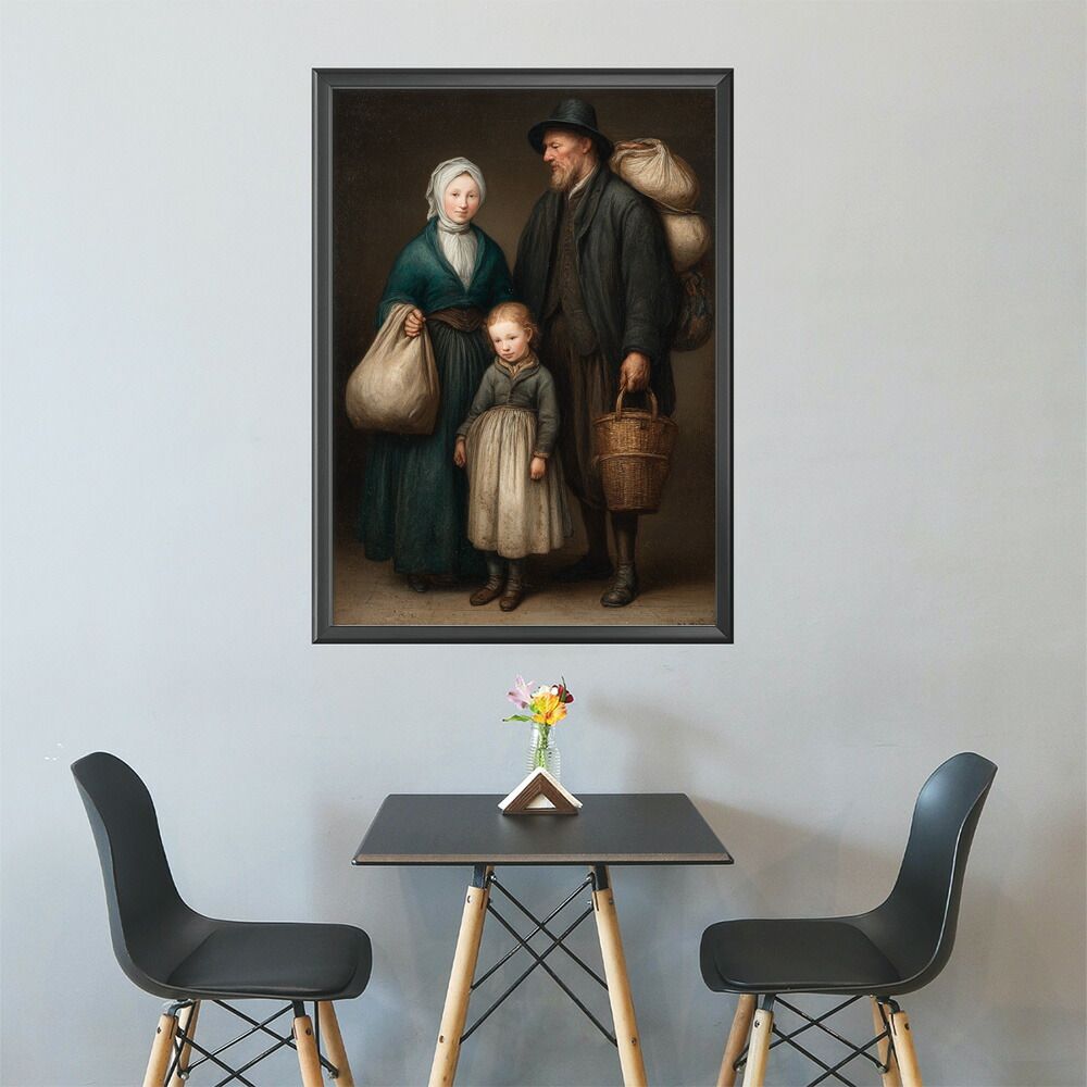 A2サイズ（約42x59cm）】【lm-poster-6549】【フレーム付き】肖像画