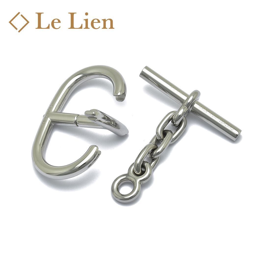 中古】 エルメス キーリング チャーム シェーヌダンクル ステンレス