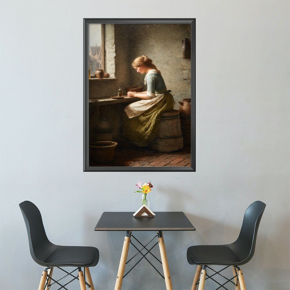A2サイズ（約42x59cm）】【lm-poster-6865】【フレーム付き】肖像画