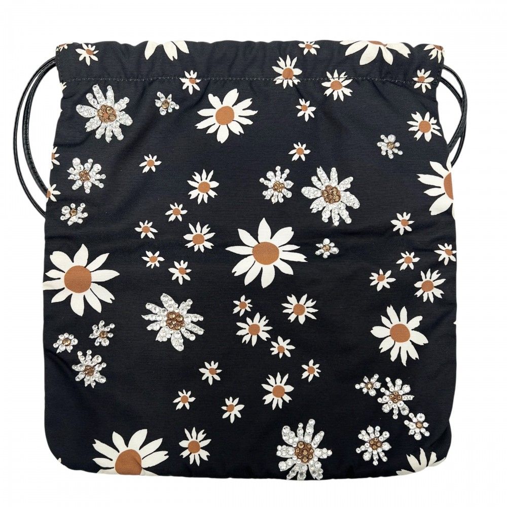 ミュウミュウ ポーチ レディース デイジー フラワー 巾着 MIUMIU