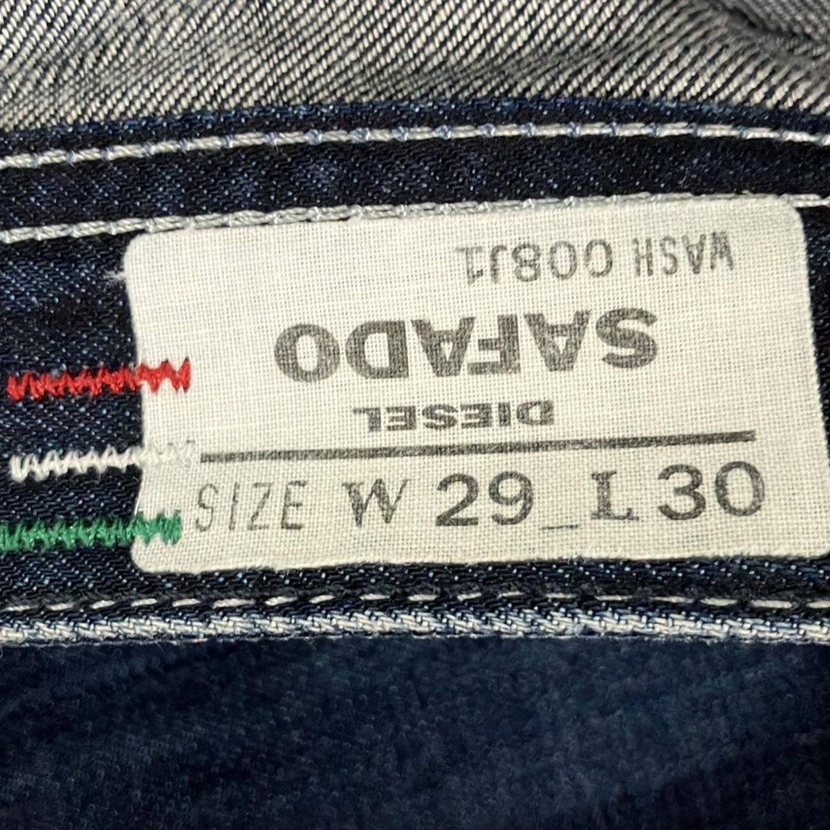 DIESEL(ディーゼル) ジーンズ サイズW29 メンズ SAFADO ネイビー フル