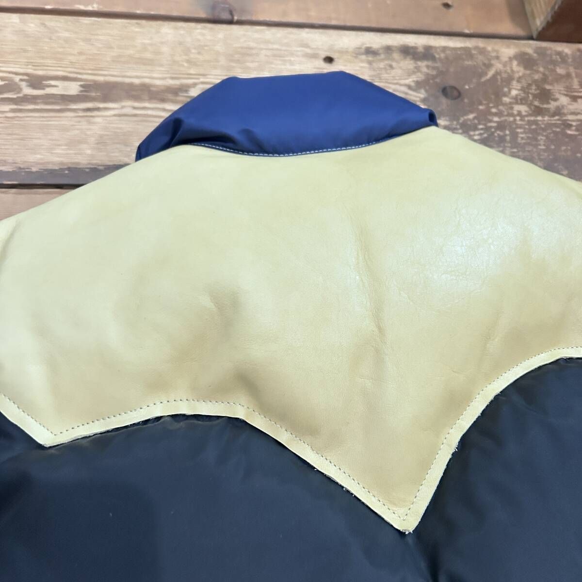 Rocky Mountain × BEAMS ダウンベスト マルチカラー サイズ38 ロッキー
