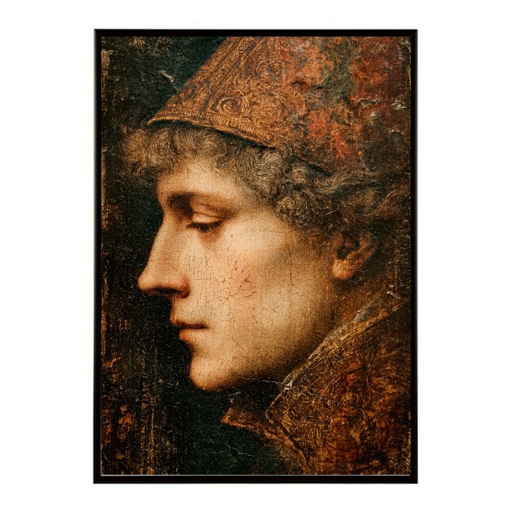 アートポスター　インテリア　肖像画 A1サイズ（約59x84cm）】【lm-poster-6926】【フレーム付き】肖像画