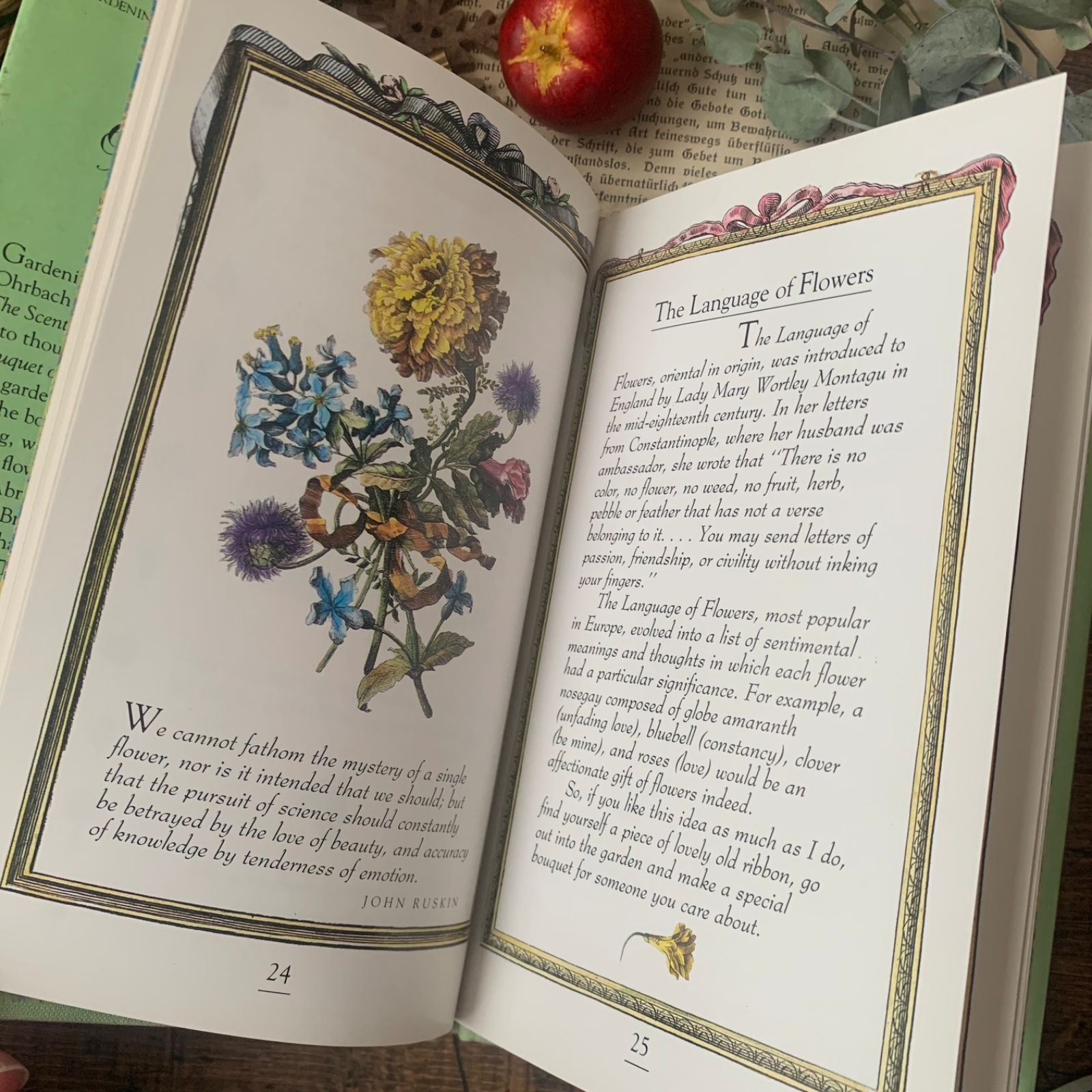 ヴィンテージ 洋書 絵本 A Bouquet of Flowers 1990年 花言葉と