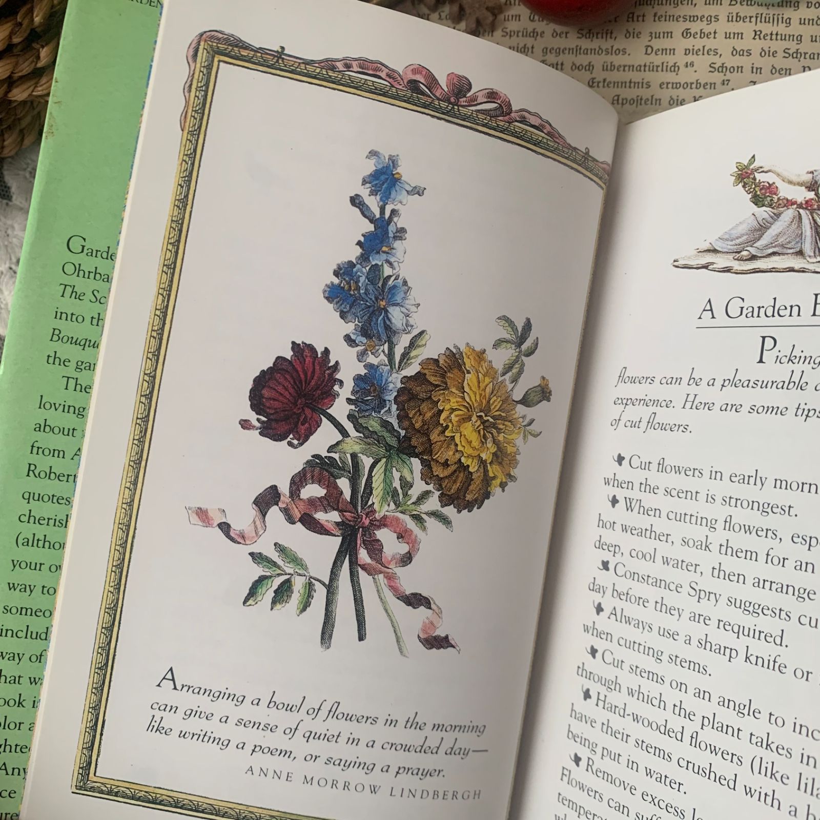 ヴィンテージ 洋書 絵本 A Bouquet of Flowers 1990年 花言葉と