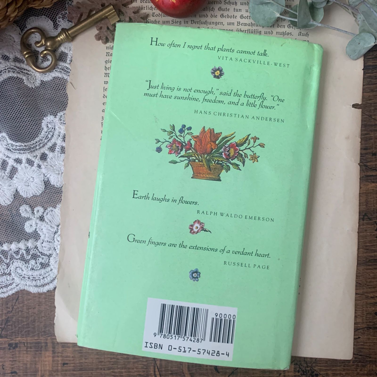 ヴィンテージ 洋書 絵本 A Bouquet of Flowers 1990年 花言葉と